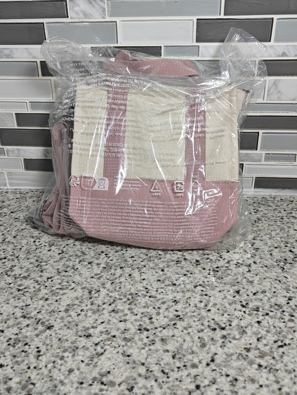 Vans Lil Pergs Tote Bag (Misty Mauve Pink) - Picture 6 of 10